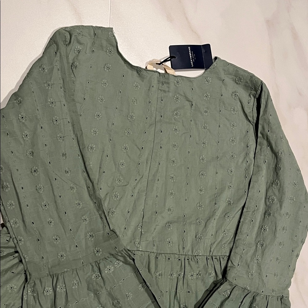 Lucky Brand Green Maxi Dress - Picture 7 of 12